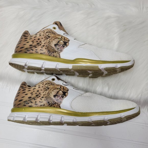 Adidas Adizero Gameday Pro Uncaged Shoes D70164 Men\'s Size 13.5 Cheetah Gold EUC main image 9